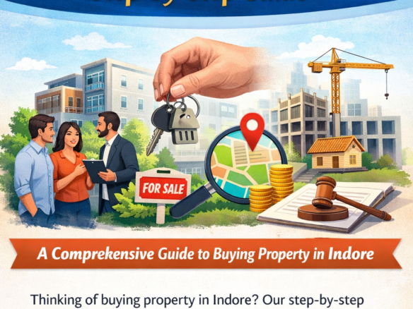 Step-by-step process of buying property in Indore including property search, legal verification, and registration.