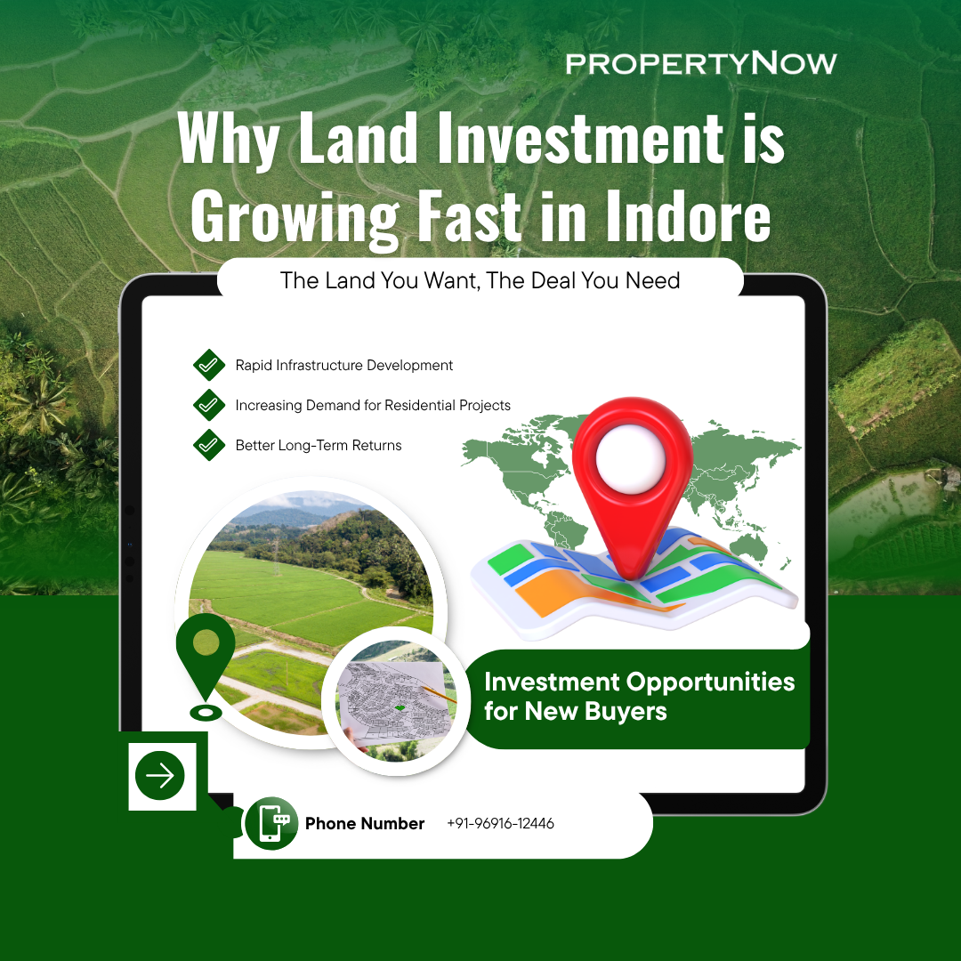 Land investment opportunities in Indore with growing real estate development